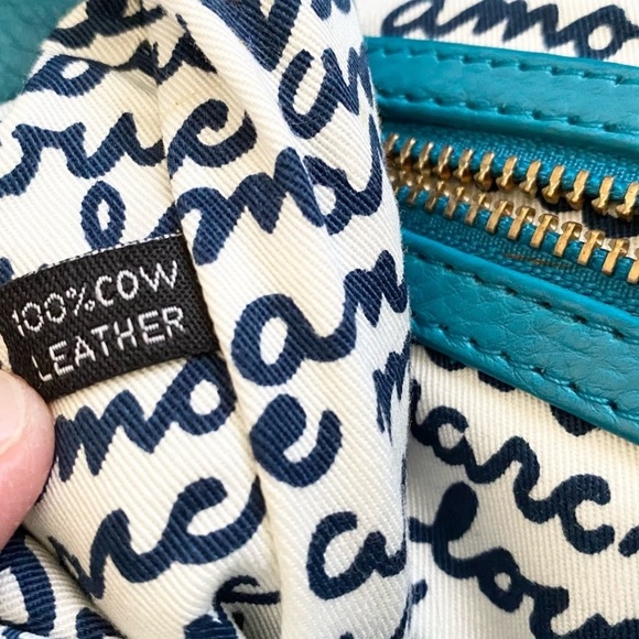 Marc by Marc Jacobs Turquoise Leather Magazine Clutch - Picture 9 of 14